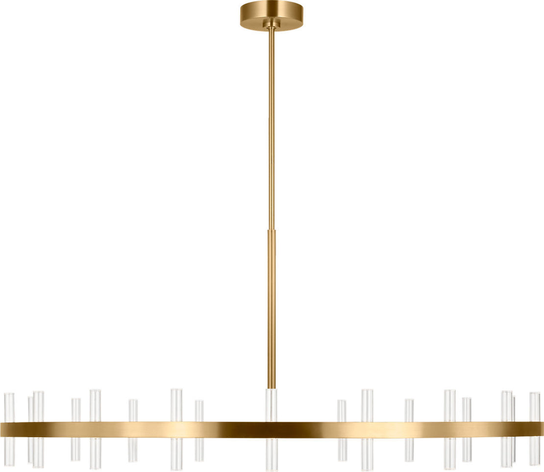 Visual Comfort Studio - SLC10940BBS - LED Chandelier - Silas - Burnished Brass | Burnished Brass
