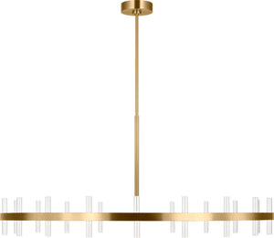 Visual Comfort Studio - SLC10940BBS - LED Chandelier - Silas - Burnished Brass | Burnished Brass