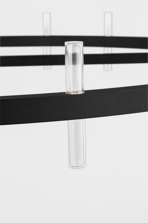 Visual Comfort Studio - SLC10940MBK - LED Chandelier - Silas - Midnight Black | Midnight Black