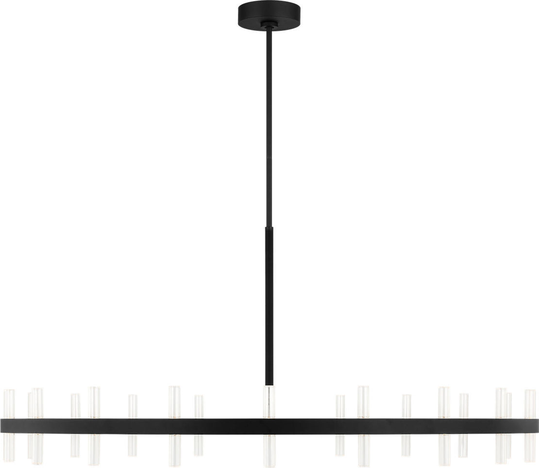 Visual Comfort Studio - SLC10940MBK - LED Chandelier - Silas - Midnight Black | Midnight Black