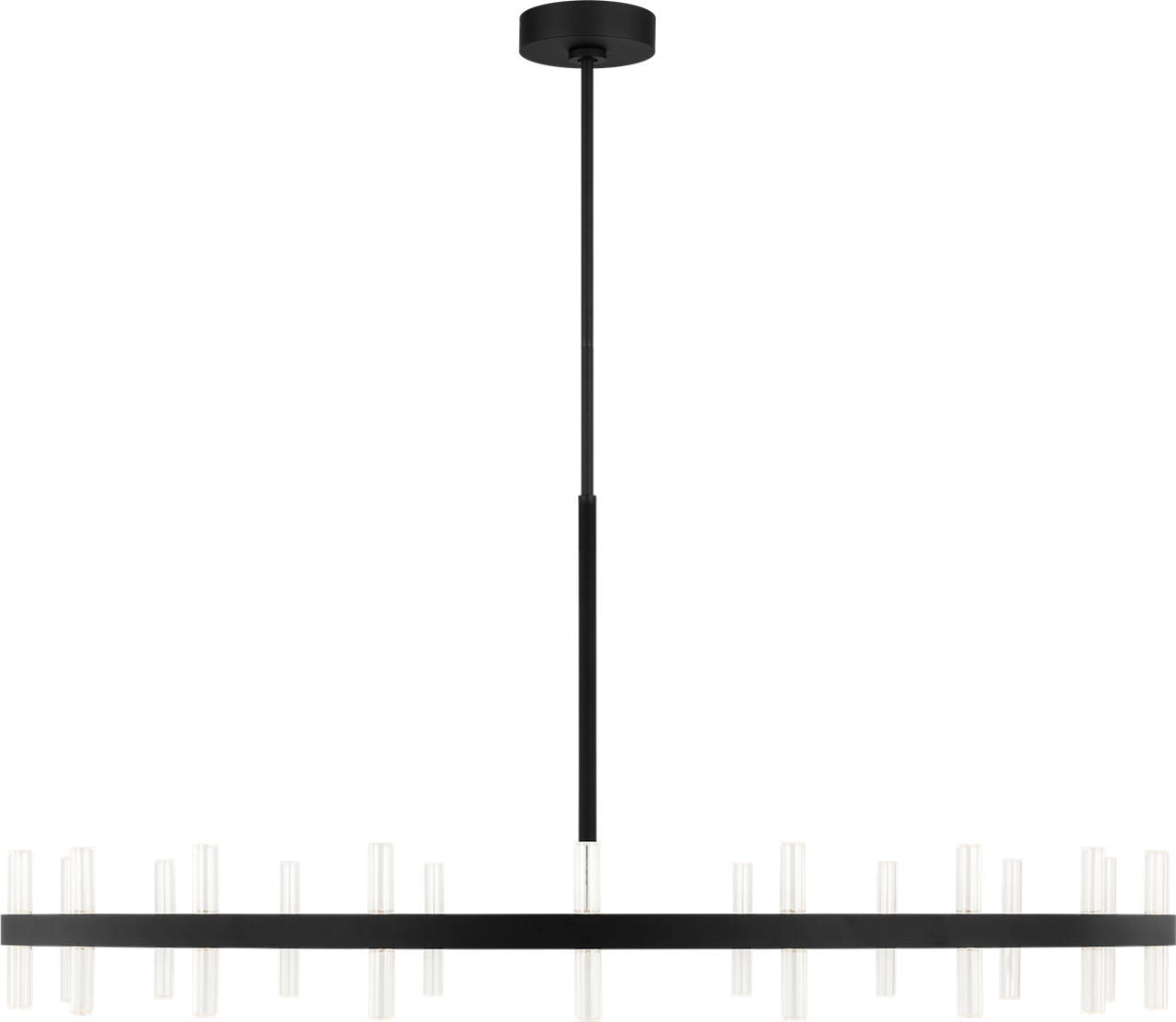 Visual Comfort Studio - SLC10940MBK - LED Chandelier - Silas - Midnight Black | Midnight Black