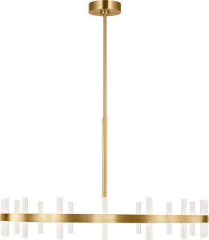 Visual Comfort Studio - SLC11032BBS - LED Chandelier - Silas - Burnished Brass | Burnished Brass
