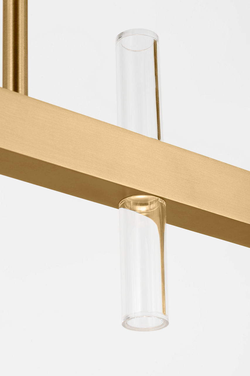 Visual Comfort Studio - SLC11120BBS - LED Linear Pendant - Silas - Burnished Brass | Burnished Brass