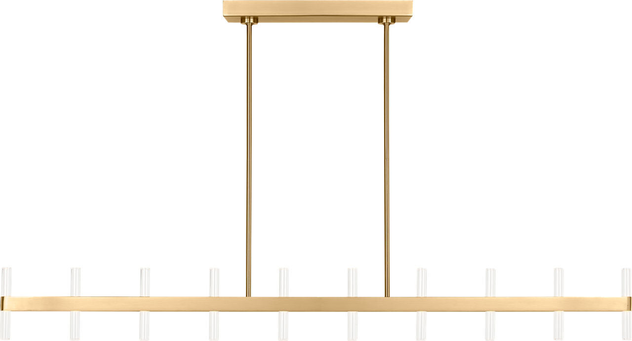 Visual Comfort Studio - SLC11120BBS - LED Linear Pendant - Silas - Burnished Brass | Burnished Brass