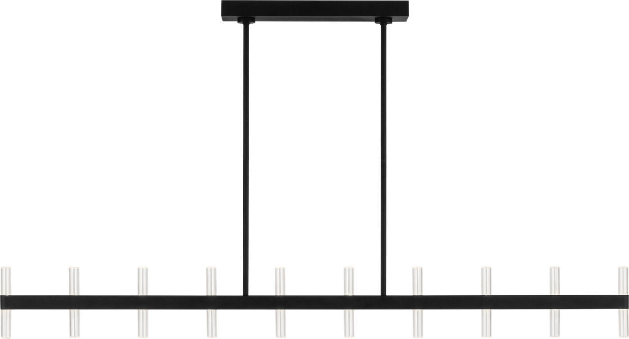 Visual Comfort Studio - SLC11120MBK - LED Linear Pendant - Silas - Midnight Black | Midnight Black