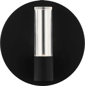 Visual Comfort Studio - SLW1071MBK - LED Wall Sconce - Silas - Midnight Black | Midnight Black
