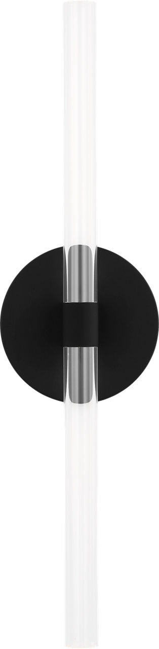 Visual Comfort Studio - SLW1092MBK - LED Wall Sconce - Silas - Midnight Black | Midnight Black