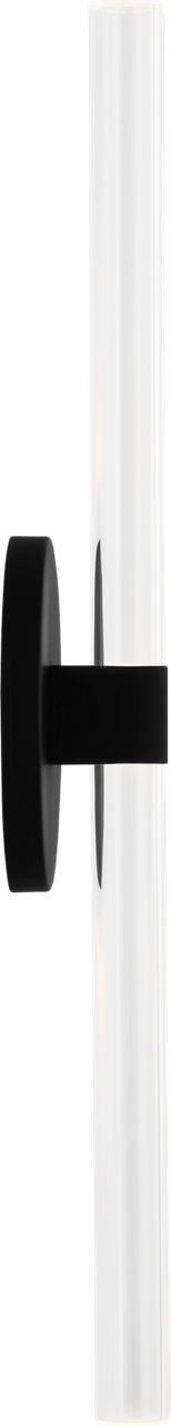 Visual Comfort Studio - SLW1092MBK - LED Wall Sconce - Silas - Midnight Black | Midnight Black