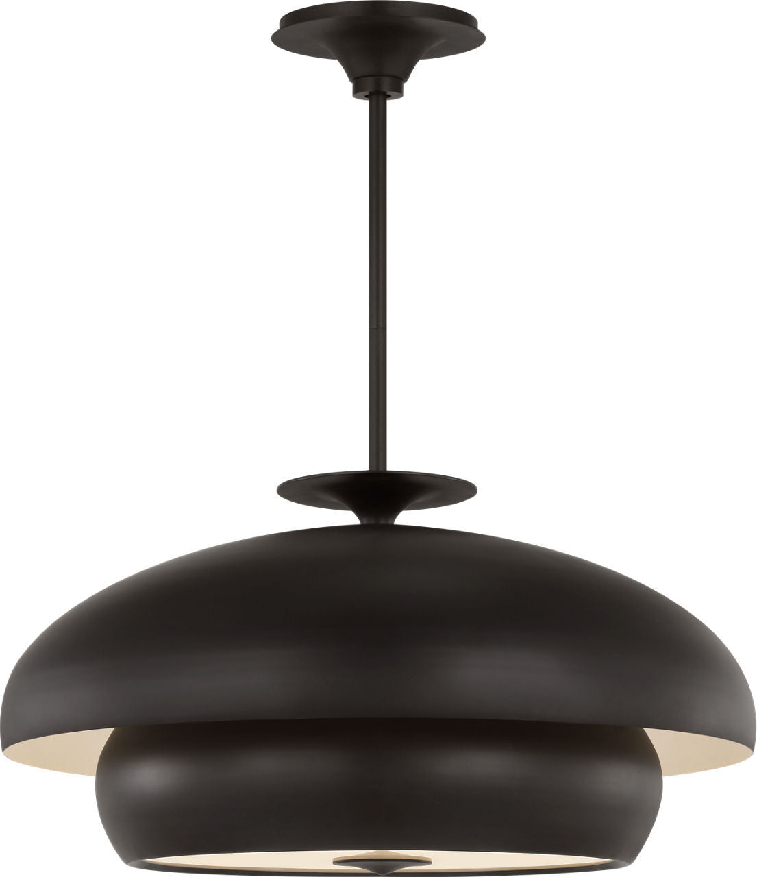 Visual Comfort Studio - LXC1208AI - Eight Light Chandelier - Solene - Aged Iron | Aged Iron