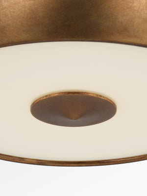 Visual Comfort Studio - LXF1031VGD - One Light Flush Mount - Solene - Vintage Gild | Vintage Gild