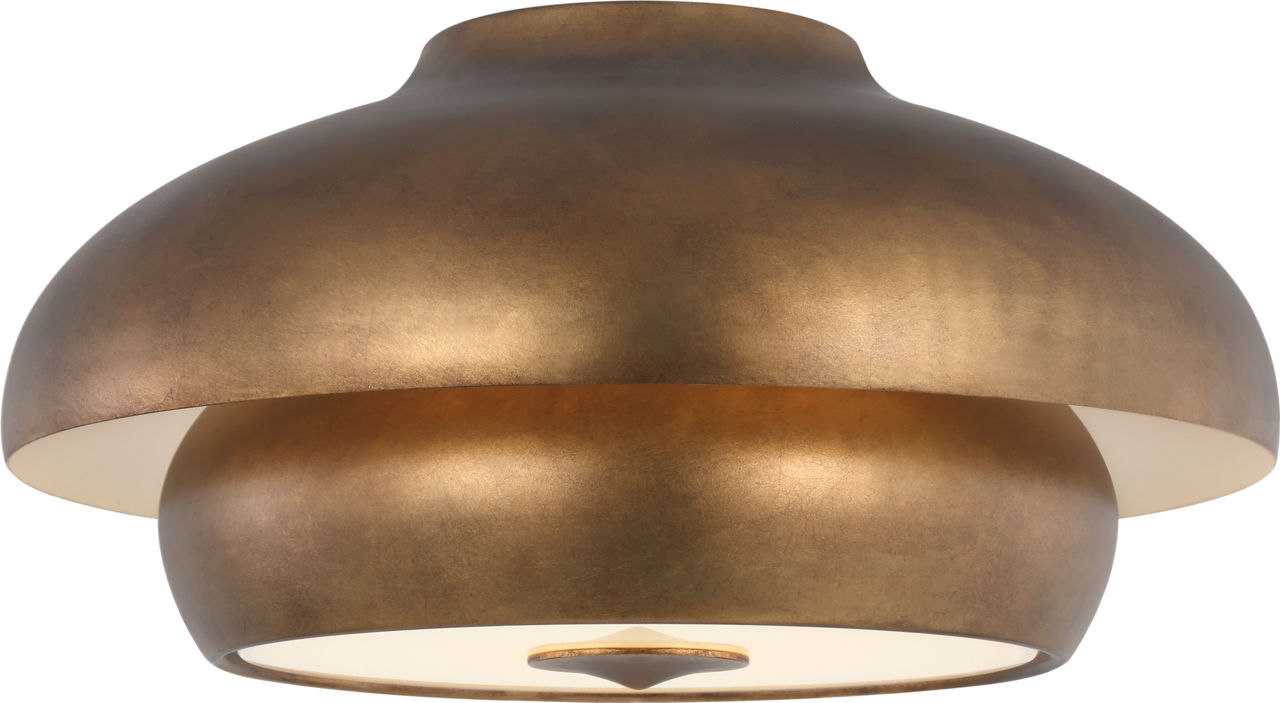 Visual Comfort Studio - LXF1031VGD - One Light Flush Mount - Solene - Vintage Gild | Vintage Gild