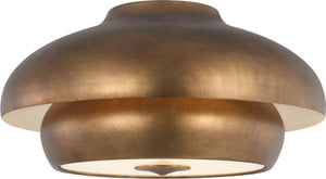 Visual Comfort Studio - LXF1031VGD - One Light Flush Mount - Solene - Vintage Gild | Vintage Gild