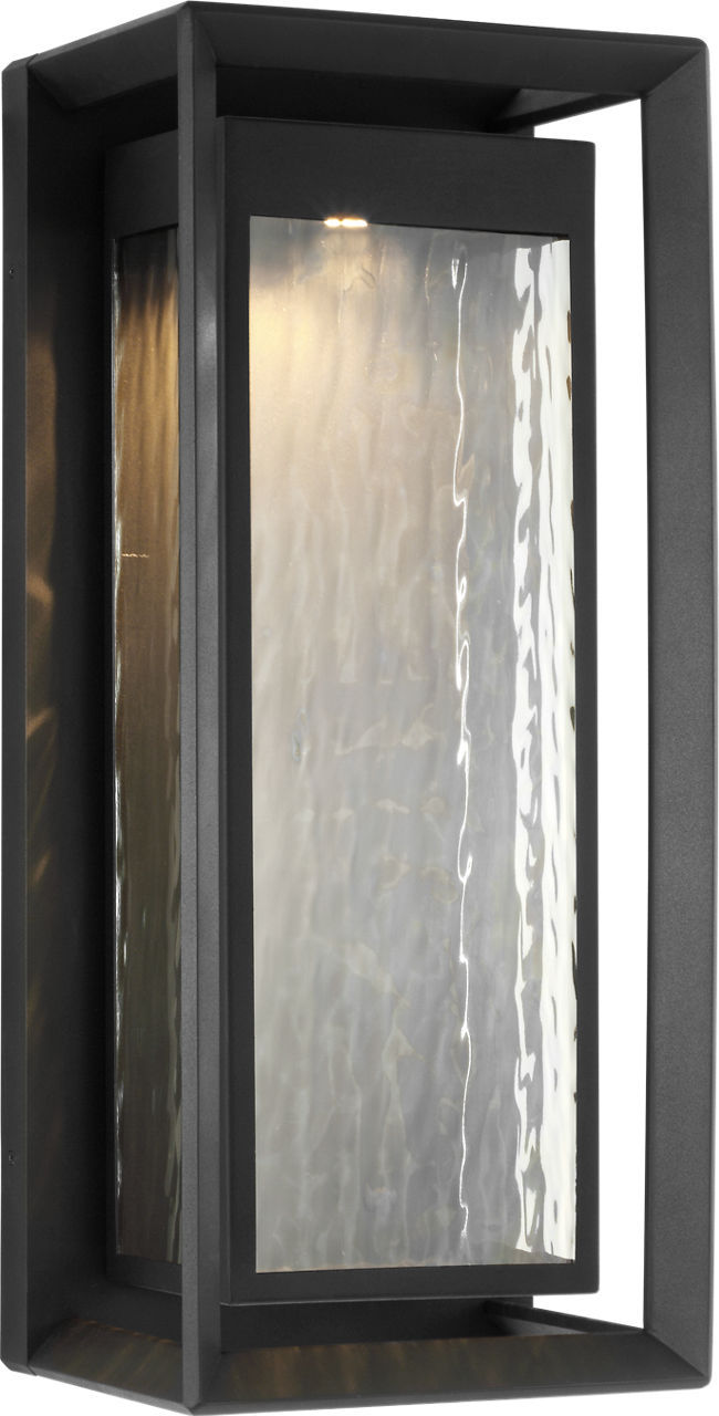 Visual Comfort Studio - OL13704TXB-L1 - LED Wall Lantern - Urbandale - Textured Black | Textured Black