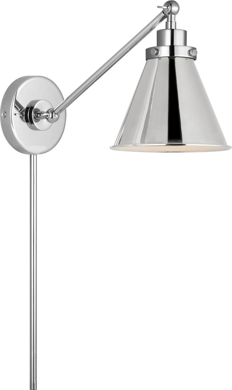 Visual Comfort Studio - CW1121PN - One Light Wall Sconce - Wellfleet - Polished Nickel | Polished Nickel