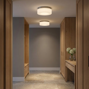 Generation Lighting - GLF1992BN - Two Light Flush Mount - Axira - Brushed Nickel
