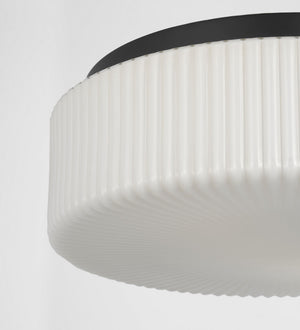 Generation Lighting - GLF1992MBK - Two Light Flush Mount - Axira - Midnight Black