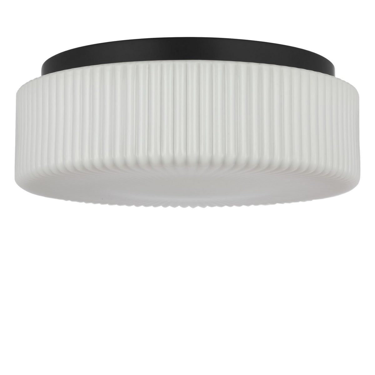 Generation Lighting - GLF1992MBKE - Two Light Flush Mount - Axira - Midnight Black