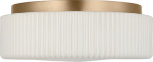 Generation Lighting - GLF1992SB - Two Light Flush Mount - Axira - Satin Brass