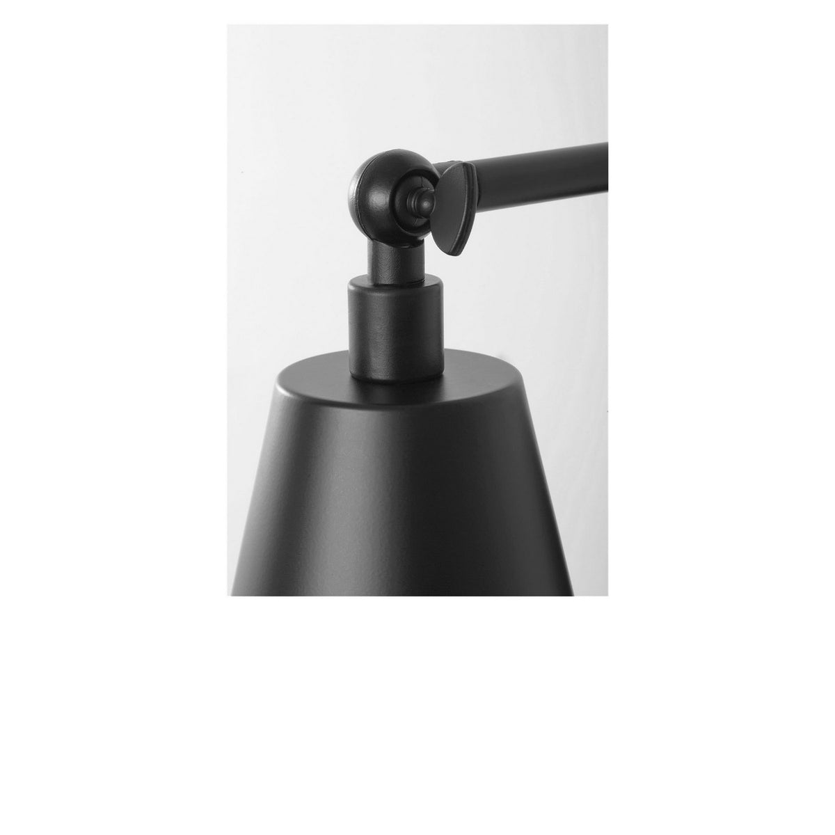 Generation Lighting - GLW2001MBK - One Light Wall Sconce - Drae - Midnight Black