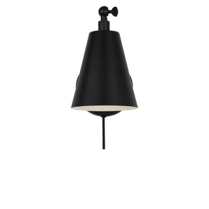 Generation Lighting - GLW2001MBK - One Light Wall Sconce - Drae - Midnight Black