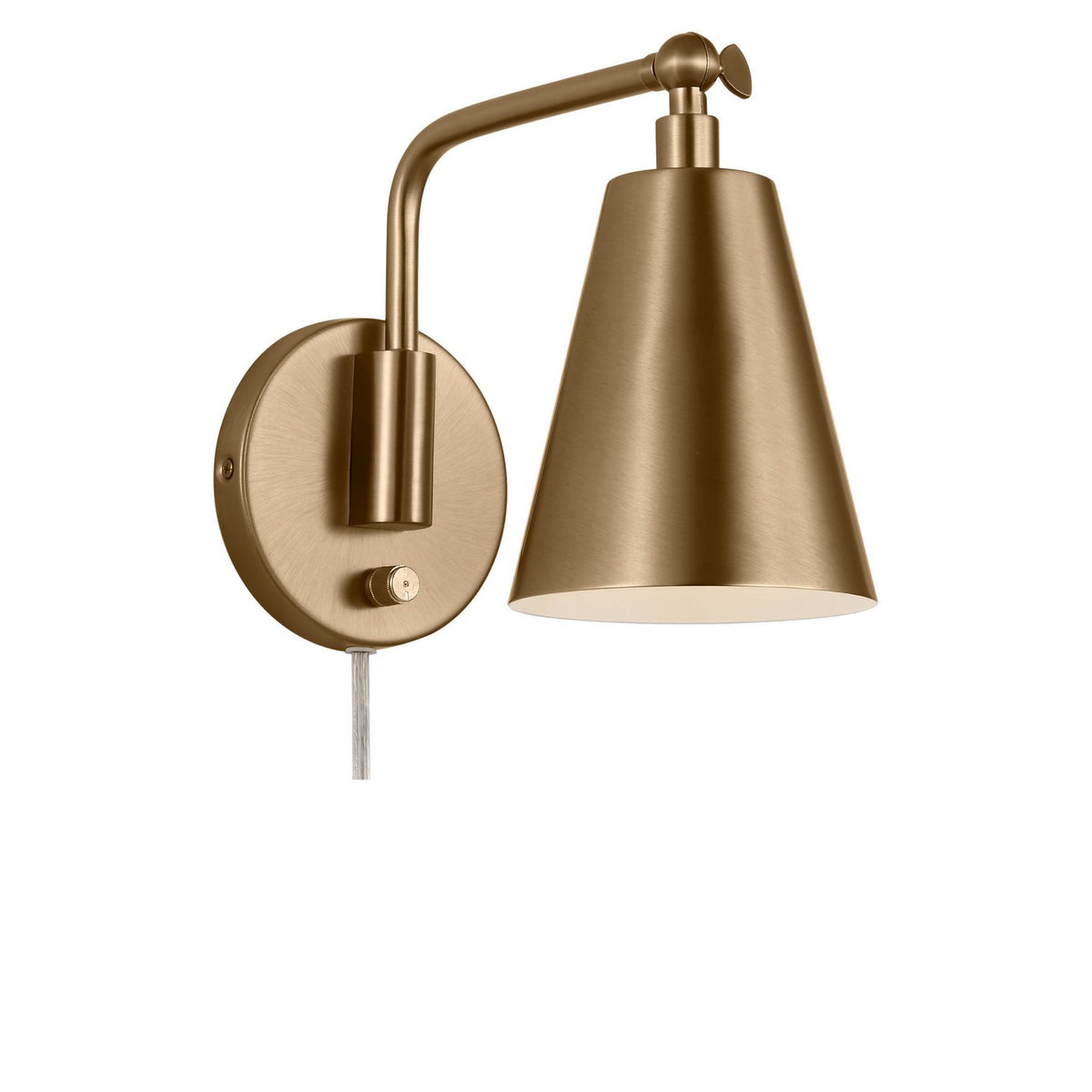 Generation Lighting - GLW2001SBE - One Light Wall Sconce - Drae - Satin Brass