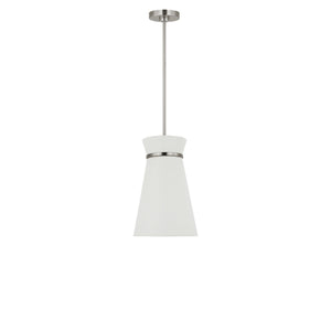 Generation Lighting - GLP1751BNE - One Light Pendant - Fynn - Brushed Nickel
