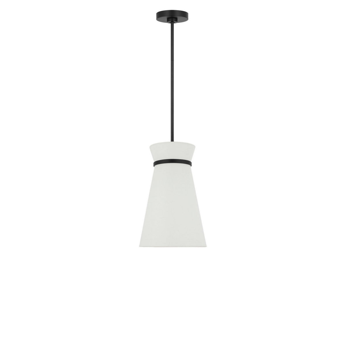 Generation Lighting - GLP1751MBK - One Light Pendant - Fynn - Midnight Black