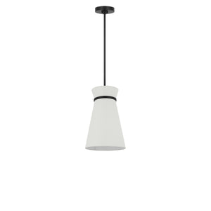 Generation Lighting - GLP1751MBK - One Light Pendant - Fynn - Midnight Black