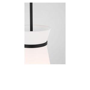 Generation Lighting - GLP1751MBK - One Light Pendant - Fynn - Midnight Black