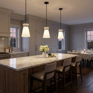 Generation Lighting - GLP1751MBK - One Light Pendant - Fynn - Midnight Black