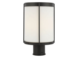 Generation Lighting - GLO1741OE-TXB - One Light Outdoor Post Lantern - Luning - Textured Black