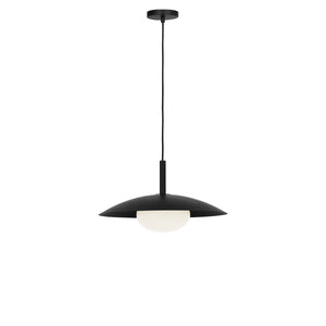 Generation Lighting - GLP2041MBK - One Light Pendant - Mont - Midnight Black
