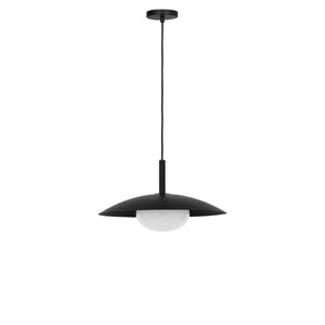 Generation Lighting - GLP2041MBKE - One Light Pendant - Mont - Midnight Black