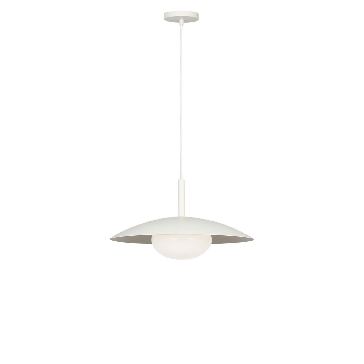 Generation Lighting - GLP2041MWT - One Light Pendant - Mont - Matte White