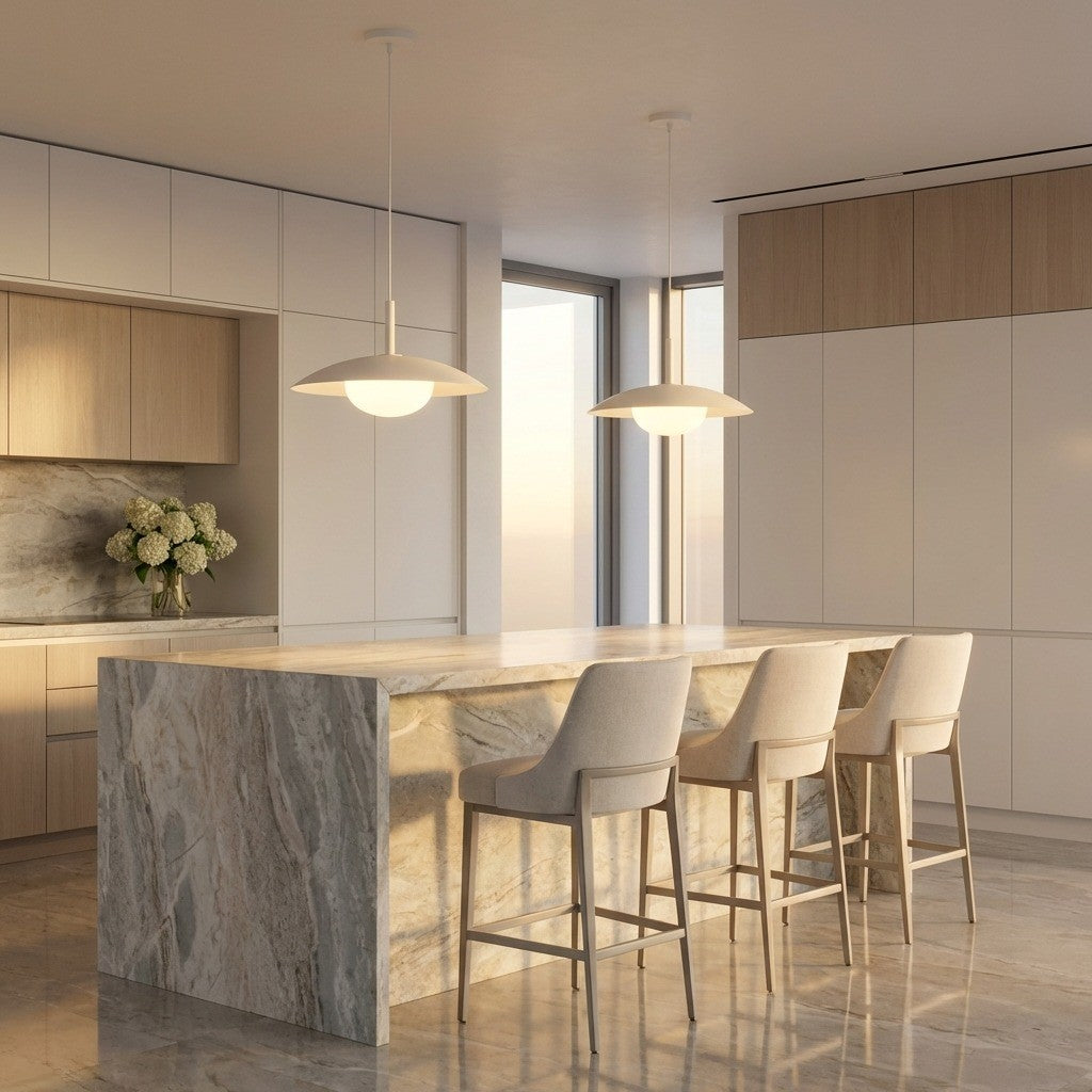 Generation Lighting - GLP2041MWT - One Light Pendant - Mont - Matte White