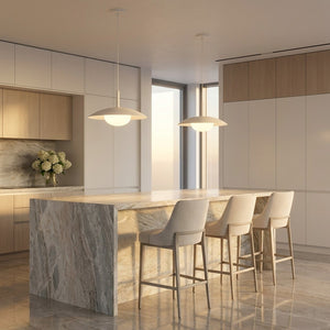Generation Lighting - GLP2041MWT - One Light Pendant - Mont - Matte White