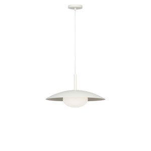 Generation Lighting - GLP2041MWTE - One Light Pendant - Mont - Matte White