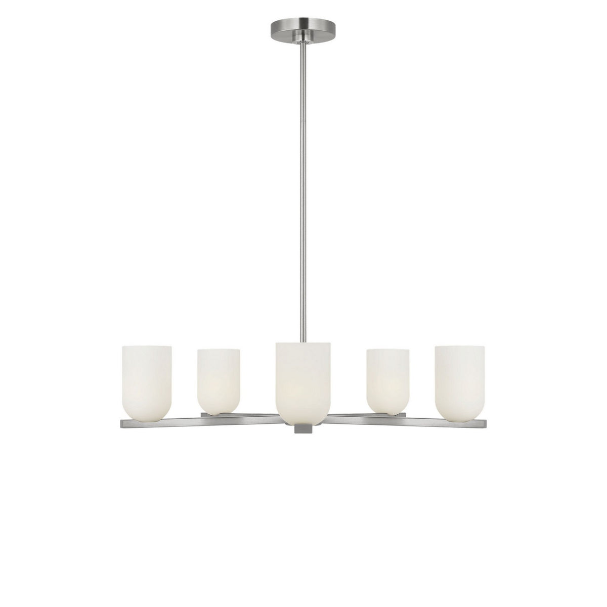 Generation Lighting - GLC1935BN - Five Light Chandelier - Neblina - Brushed Nickel
