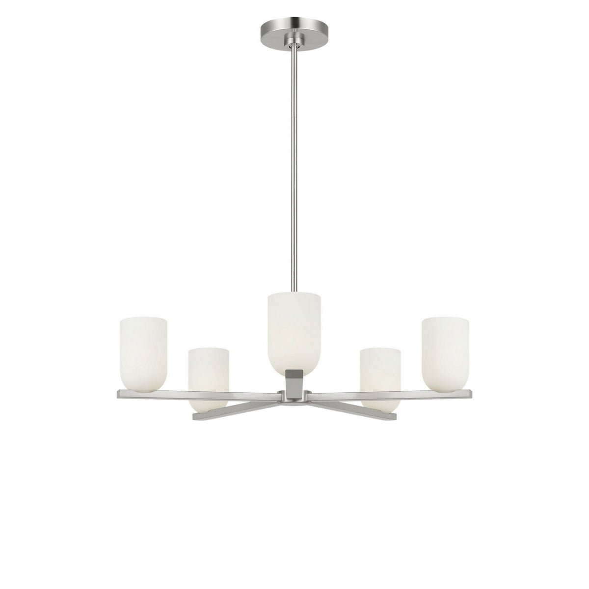 Generation Lighting - GLC1935BN - Five Light Chandelier - Neblina - Brushed Nickel