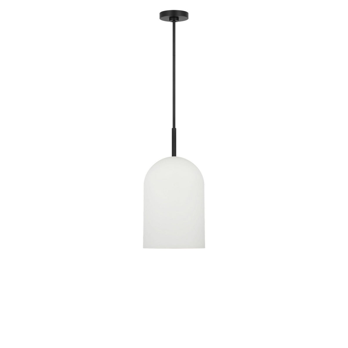 Generation Lighting - GLP1941MBK - One Light Pendant - Neblina - Midnight Black