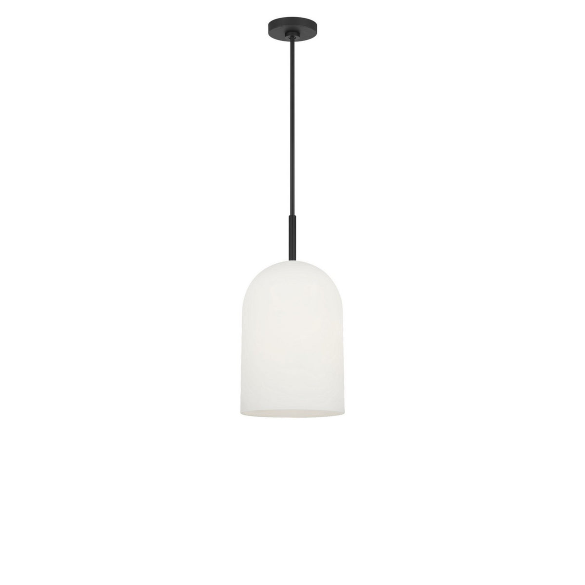 Generation Lighting - GLP1941MBKE - One Light Pendant - Neblina - Midnight Black