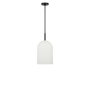 Generation Lighting - GLP1941MBKE - One Light Pendant - Neblina - Midnight Black