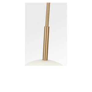 Generation Lighting - GLP1941SB - One Light Pendant - Neblina - Satin Brass