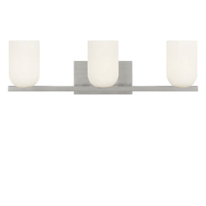 Generation Lighting - GLV1973BNE - Three Light Vanity - Neblina - Brushed Nickel