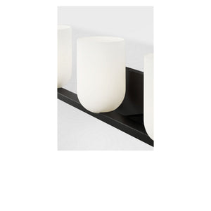 Generation Lighting - GLV1973MBK - Three Light Vanity - Neblina - Midnight Black