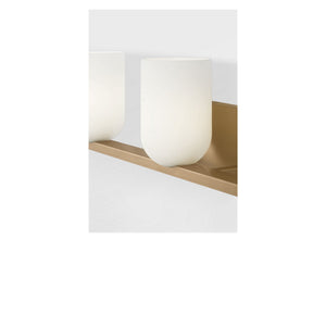 Generation Lighting - GLV1973SB - Three Light Vanity - Neblina - Satin Brass