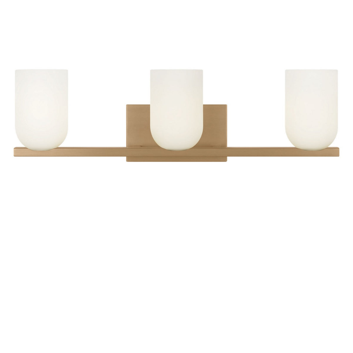 Generation Lighting - GLV1973SB - Three Light Vanity - Neblina - Satin Brass
