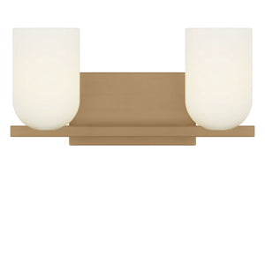 Generation Lighting - GLV1962SB - Two Light Vanity - Neblina - Satin Brass
