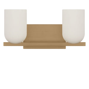 Generation Lighting - GLV1962SBE - Two Light Vanity - Neblina - Satin Brass