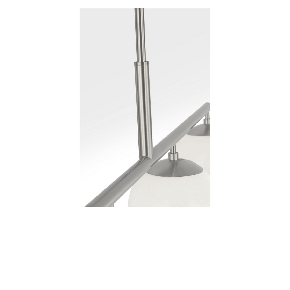 Generation Lighting - GLC1814BN - Four Light Linear Chandelier - Nube - Brushed Nickel